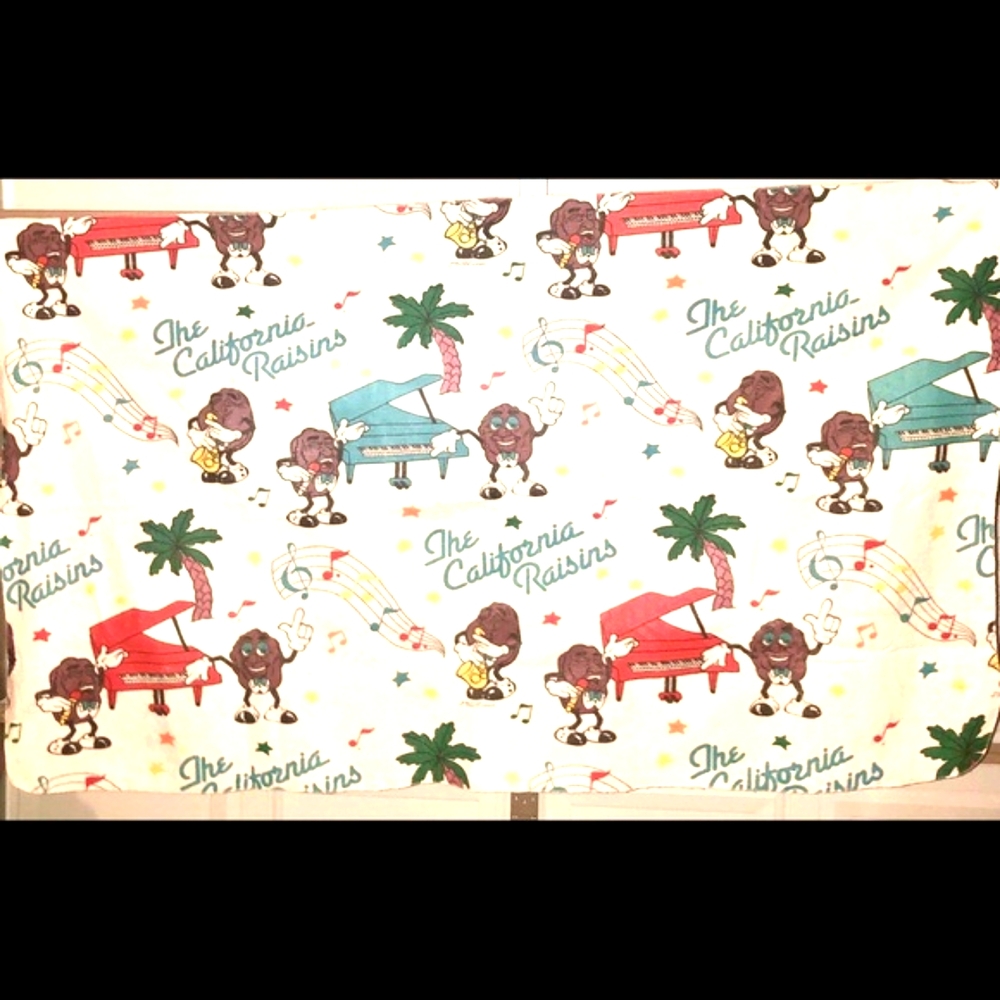 Vintage California Raisin throw/blanket